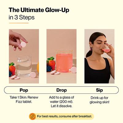 Setu Skin Renew - 15 Effervescent Tablets, Glutathione With Vitamin C, Gluta Fizz, Mixed Berry Flavour 1's - Multi-Vitamins