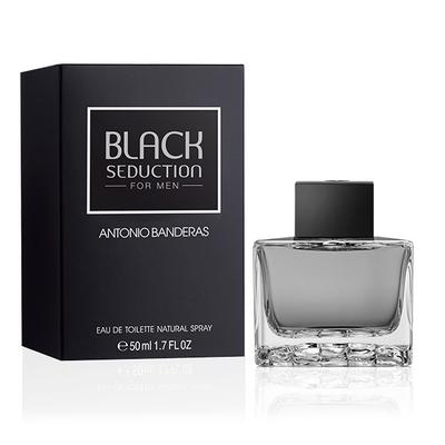 Antonio Banderas Seduction in Black For Men Eau De Toilette 50 ml - Men Perfumes (Edt/Edp)