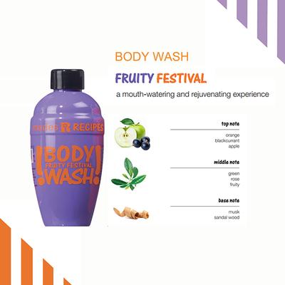 MADES Recipes Fruity Festival Bottle Body Wash 100 ml - Shower Gels & Body Wash