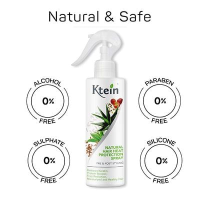 Ktein Natural Hair Heat Protection Spray 200ml 1's - Hair Sprays & Mists