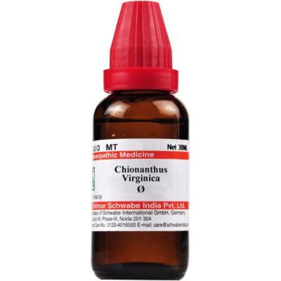 Dr.Willmar Schwabe Chionanthus Virginica  Drops 30 ml - Homeopathic Drops