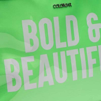 Colorbar The Bold and Beautiful Tote - Neon Green 780 gm - Makeup Pouches