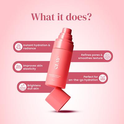 Clayco Glass-Glow Sake Mist With Vegan Pdrn For Instant Hydration & Skin Elasticity 50 ml - Face Mists