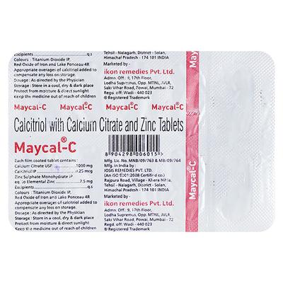 MAYCAL C Tablet 10's - Supplements-Cal