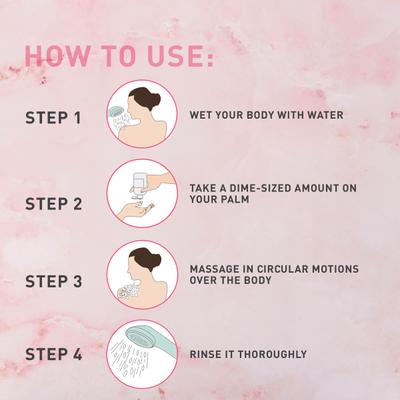 Sirona Body Wash - Hasayan Rose 500 ml - Shower Gels & Body Wash