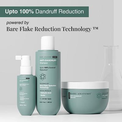 Bare Anatomy Anti Dandruff Shampoo + Hair Mask + Toner Kit, For Unisex 250ml + 250gm + 50ml 1's - Shampoos