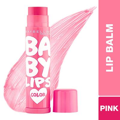 Maybelline New York Baby Lips Lip Balm, Pink Lolita 4 gm - Lip Balms
