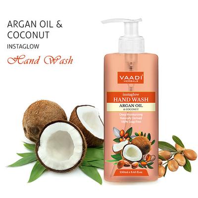Instaglow Argan Oil & Coconut Hand Wash 250 ml - Hand Wash & Soaps