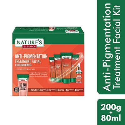 Nature's Essence Anti Pigmentation Treatment Facial Kit with Glycolic Acid 50gm +30ml 1's - Facial Kits