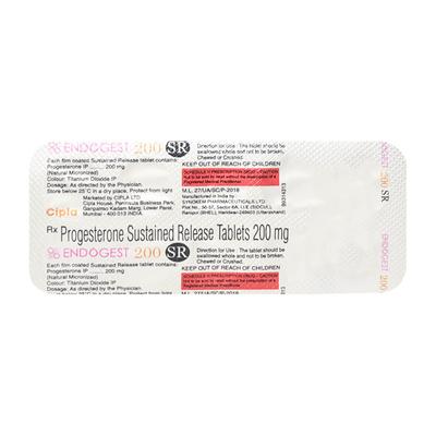 Endogest SR 200mg Tablet 10'S - Hormonal Therapy-Oes