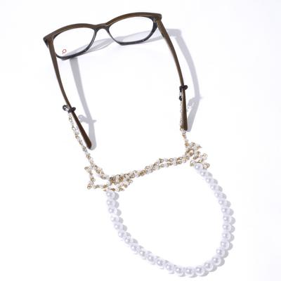 Modisch White Pearls Small Moti Chain Sunglasses Chain (JC-1409) 1's - Wearables Sunglasses