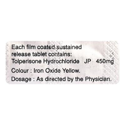 Tolmex SR 450mg Tablet 10'S - Muscle Cramps/Spasticity-Mus