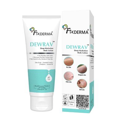 Fixderma Dewrav Deep Hydrating Body Lotion with Ceramide & Shea Butter, Moisturizer 200 ml - Face Moisturizers