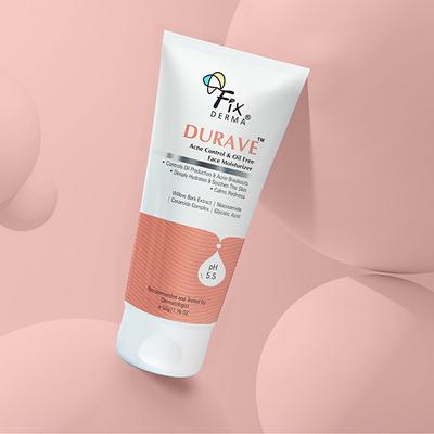 Fixderma Durave Acne Control & Oil Free Moisturizer for Face with Glycolic Acid, Moisturiser 50 gm - Face Moisturizers