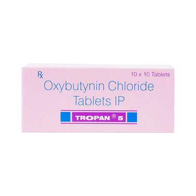 Tropan 5mg Tablet 10'S - Bladder And Prostate Disorders-Dru