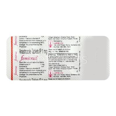 Femitraz 1mg Tablet 10'S - Cancer Oncology-Hor