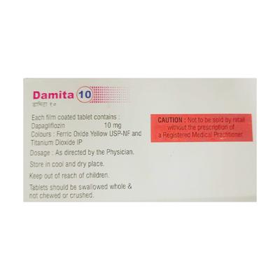DAMITA 10 Tablet 10's - Diabetes-Ant
