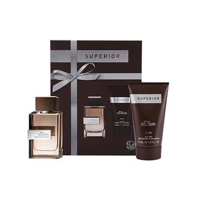 S.Oliver Superior Men Duo Set (Eau De Toilette 30ml + Shower Gel & Shampoo 75ml) 1's - Men Perfumes (Edt/Edp)