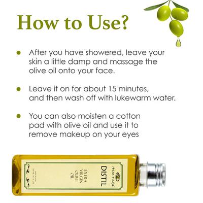 Aloe Veda Distil Extra Virgin Olive Oil 200 ml - Massage Oils