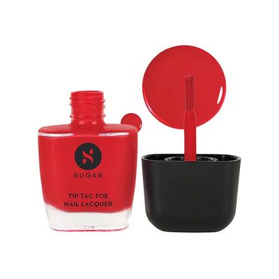 Sugar Cosmetics Tip Tac Toe Nail Lacquer Classic 24 - Chilli Charm 9 ml - Nail Polish