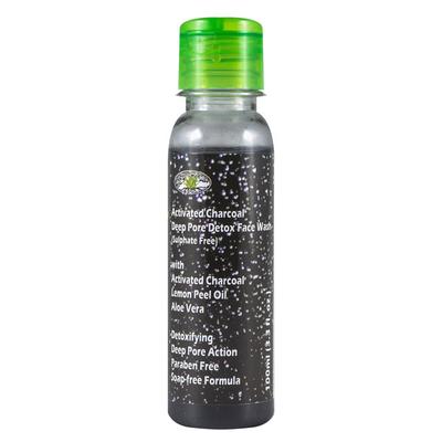 Aloe Veda Deep Pore Detox Face Wash - Activated Charcoal 100 ml - Face Wash & Cleansers