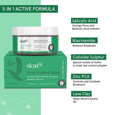 SkinQ Acne Control Wonder Mask 60 gm - Face Packs