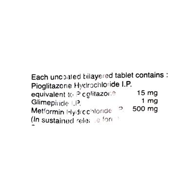 TRI AZULIX DS 1mg Tablet 10's - Diabetes-Ant