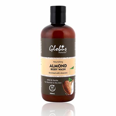 Globus Naturals Nourishing Almond Milk Body Wash 300 ml - Shower Gels & Body Wash