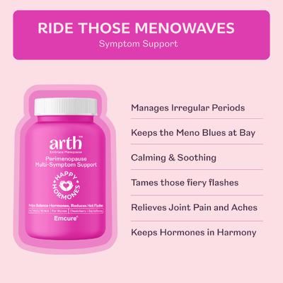 Arth Perimenopause Multi-Symptom Support Veg Capsules 30's - Nutritional Supplements