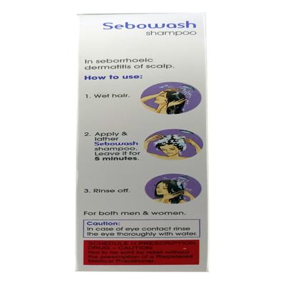 Sebowash Shampoo 100ml - Skin Infections-Toc