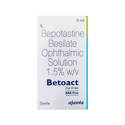 BETOACT BAK FREE Eye Drops 5ml - Eye conditions-Oph