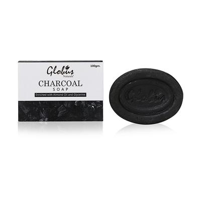 Globus Naturals Charcoal Soap (Pack of 2) 200 gm - Soaps