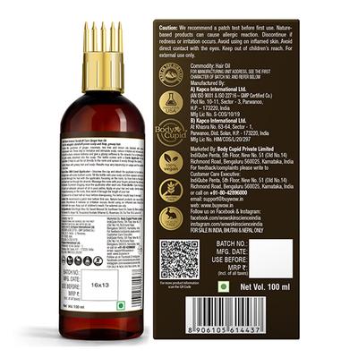 WOW Skin Science Ginger Hair Oil - with Comb Applicator 200 ml - Hair Oils