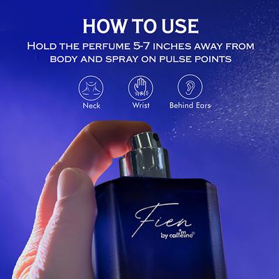 Mcaffeine Fien Magnetic Perfume For Men- Aquatic EDP, 12 Hrs Long Lasting, Scent For All Occasion 100 ml - Men Perfumes (Edt/Edp)