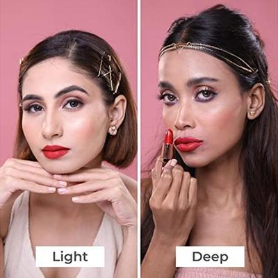 Plume Plush Matte Lipstick Kiss Me Red 5 gm - Lipsticks