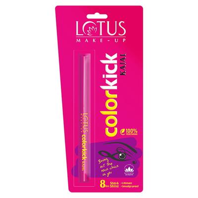 Lotus Herbals Colorkick Kajal Black 0.28 Gm - Kajal & Kohls