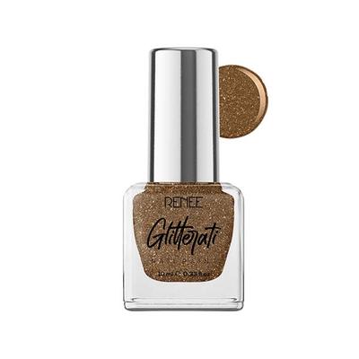 RENEE Glitterati Nail Paint - Copper Crush 10 ml - Nail Polish