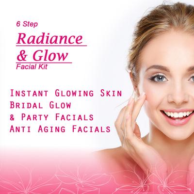 Volamena 6 Step Facial Kit - Radiance & Glow 75 gm - Facial Kits