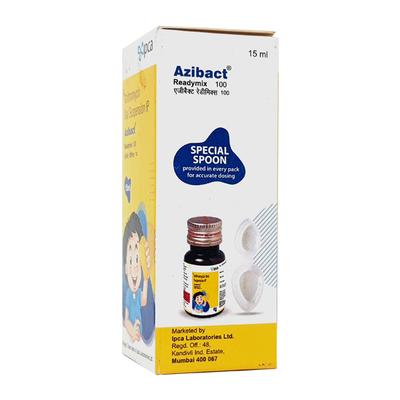 Azibact 100mg Readymix Suspension 15ml - Bacterial Infections-Mac
