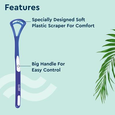 GUBB Plastic Tongue Cleaner 2s 50 gm - Floss & Tongue Cleaners