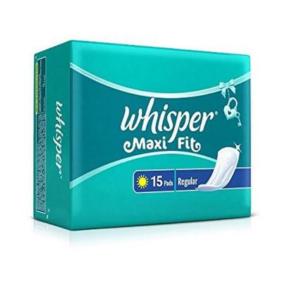 Whisper Maxi Nights Sanitary Pads for Women, Regular, 15 Napkins 1's - Sanitary Napkins