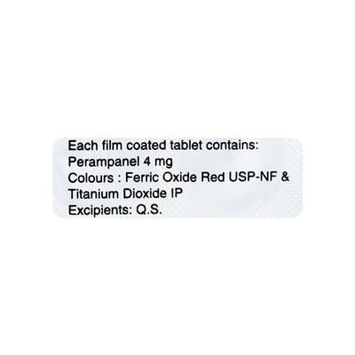 PERAMPA 4 Tablet 10's - Epilepsy/Convulsion-Ant