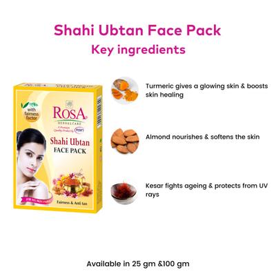 Rosa Shahi Ubtan Face Pack 100 g - Face Packs