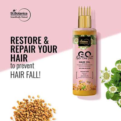 St.Botanica Hair Oil - Go Anti-Hair Fall 150 ml - Hair Oils