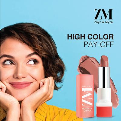 ZM Zayn & Myza Rich Matte Lipstick - Bestie 4.2 gm - Lipsticks