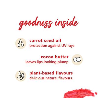 Plum Candy Melts Vegan Lip Balm Red Velvet Love 12 Gm - Lip Balms