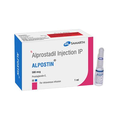 Alpostin 500mcg Injection 1ml - Impotence/Erectile Dysfunction (Ed)