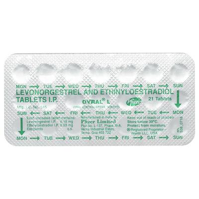 Ovral L Tablet 21'S - Contraception-Ora