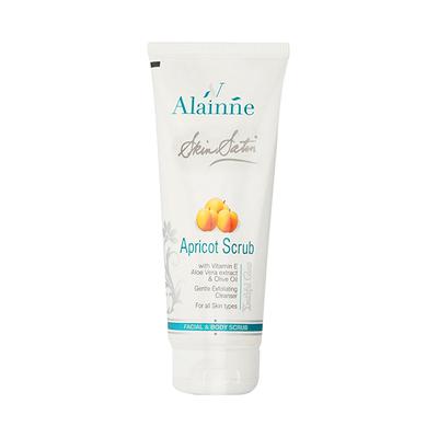 Alainne Skin Satin Apricot Face and Body Scrub 200 gm - Scrubs & Exfoliants