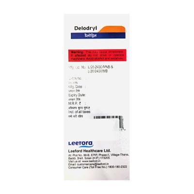 DELODRYL Syrup 100ml - Cough And Cold-Cou